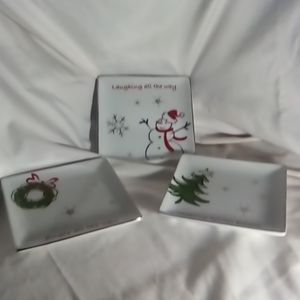 Studio by Home Decorative Christmas Plates
